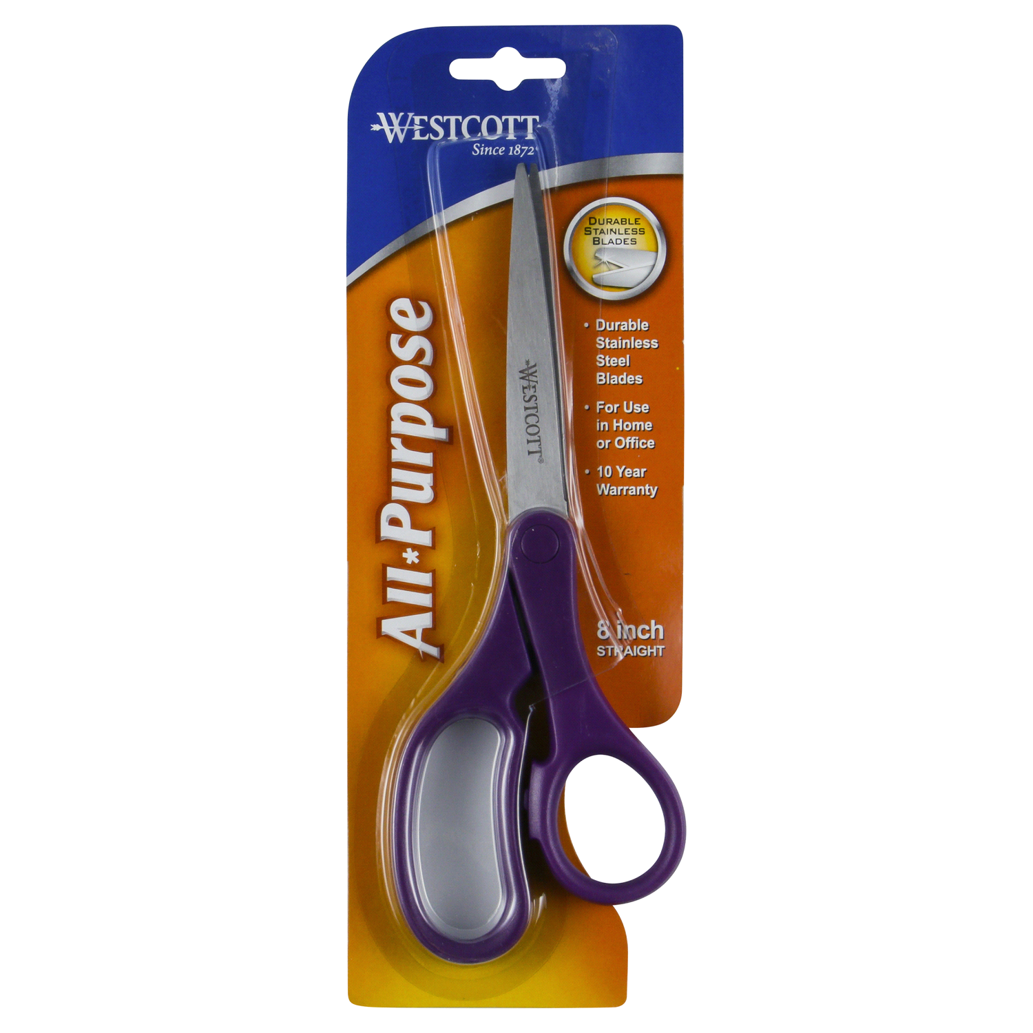 slide 1 of 2, Westcott 8 Inch Light All Purpose Scissors 1 ea, 1 ct