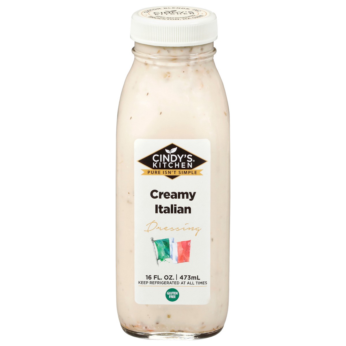 slide 1 of 13, Cindy's Kitchen Creamy Italian Dressing, 16 oz