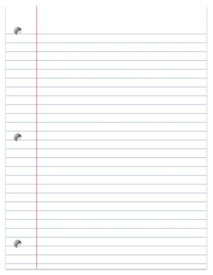 slide 2 of 2, Office Depot Ruled Filler Paper, 3-Hole Punched, Wide Ruled with Margin, 500 ct; 10 1/2 in x 8 in; 16 lb