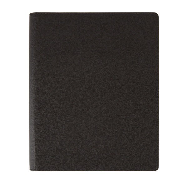 slide 3 of 3, Office Depot Brand Premium Folio Notebook, 1 Subject, Narrow Ruled, Black, 60 ct; 8 1/2 in x 11 in
