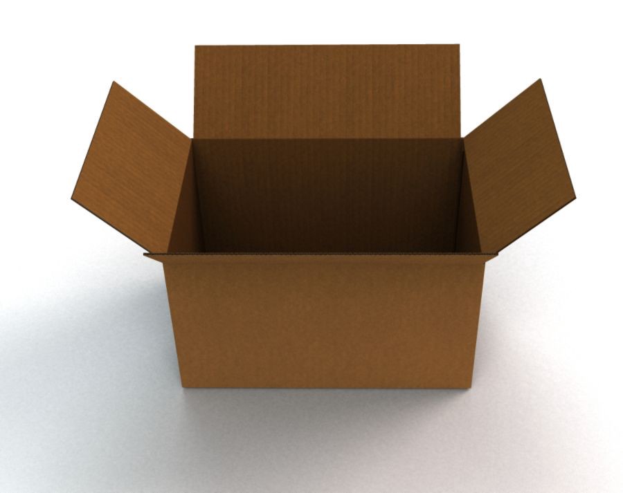 slide 2 of 2, Office Depot Brand 40% Recycled Multipurpose Corrugated Box, 21 1/2 in x 15 in x 12 in
