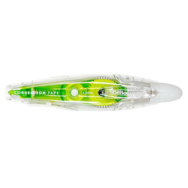 slide 2 of 3, Office Depot Brand Correction Tape Pen, Opaque White, 1 ct