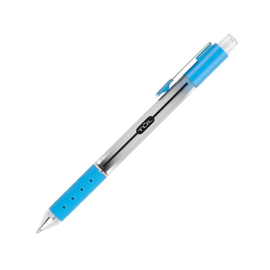 slide 5 of 6, TUL Series Retractable Gel Pens, Fine Point, Silver Barrel, Assorted Inks, Pack Of 4, 4 ct