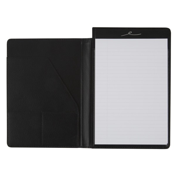 slide 4 of 4, Office Depot Brand Professional Legal Pad With Privacy Cover, 5'' X 8'', Narrow Ruled, White, 100 Pages (50 Sheets), Black, 50 ct