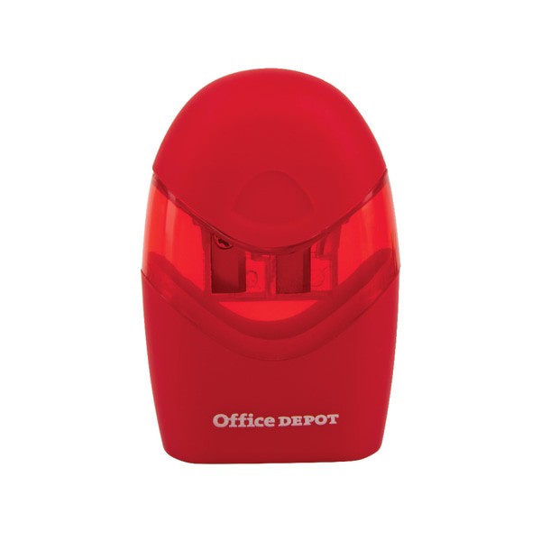 slide 4 of 5, Office Depot Brand Double-Hole Manual Pencil Sharpener, Assorted Colors, 1 ct