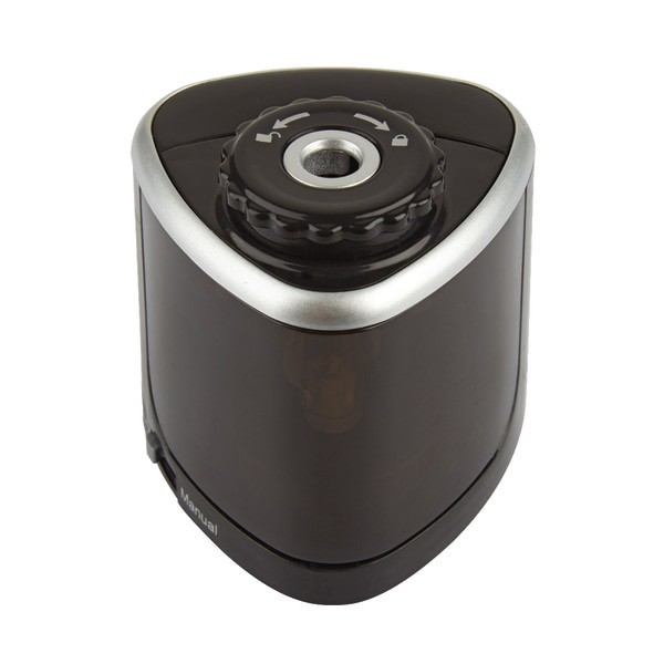 slide 3 of 6, Office Depot Brand Dual-Powered Pencil Sharpener, Assorted Colors, 1 ct