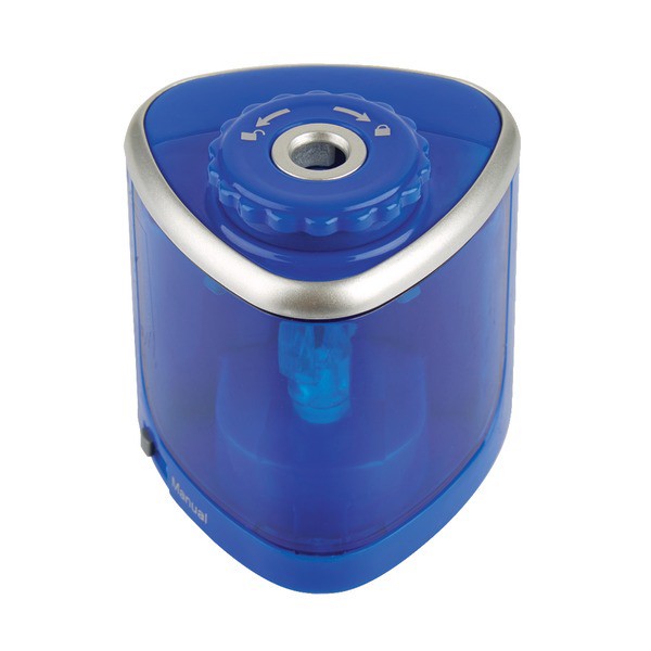 slide 6 of 6, Office Depot Brand Dual-Powered Pencil Sharpener, Assorted Colors, 1 ct