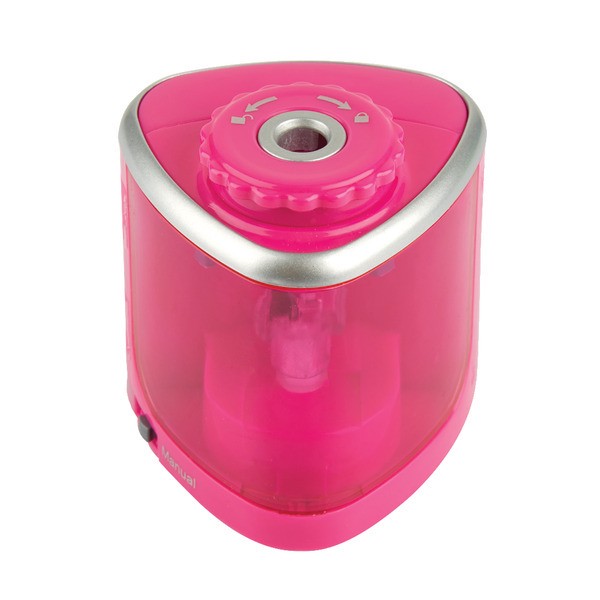 slide 5 of 6, Office Depot Brand Dual-Powered Pencil Sharpener, Assorted Colors, 1 ct