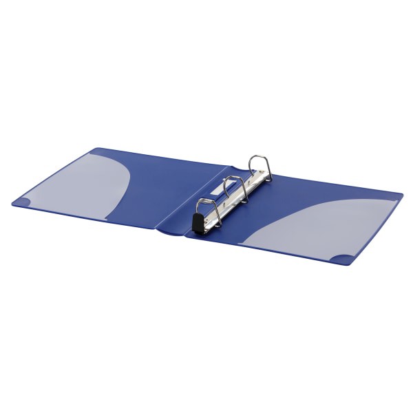 slide 2 of 5, Office Depot Brand Everbind D-Ring View Binder, 1 1/2'' Rings, Blue, 1 ct