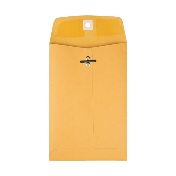 slide 2 of 4, Office Depot Brand Clasp Envelopes, Brown, 100 ct; 6 1/2 in x 9 1/2 in