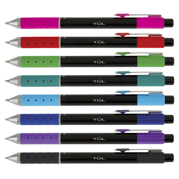 slide 6 of 10, Tul Limited Edition Brights Retractable Gel Pens, Medium Point, 0.7 Mm, Assorted Barrel Colors, Assorted Ink Colors, Pack Of 8, 8 ct