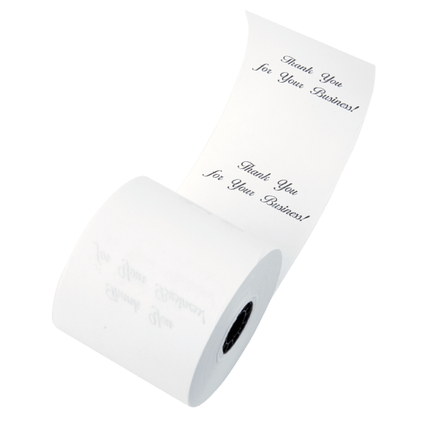 slide 3 of 3, Office Depot Thermal Preprinted ''Thank You'' Paper Rolls, 3 1/8'' X 230', White, Pack Of 8, 8 ct