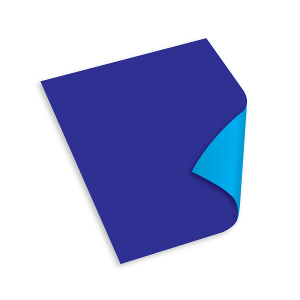 slide 2 of 2, Office Depot 2 Cool Colors Poster Boards, Dark Blue/Light Blue, 3 ct; 22 in x 28 in