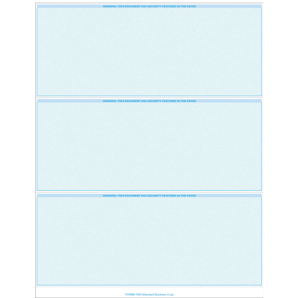 slide 2 of 2, Office Depot Brand Business Check Refill Pack, 1-Part, Pack Of 300, 300 ct