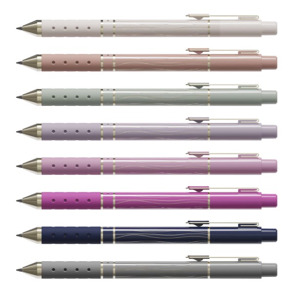 slide 6 of 10, TUL® GL Series Retractable Gel Pens, Medium Point, 0.8 mm, Assorted Barrel Colors With Gold Lines, Assorted Metallic Ink, Pack Of 8 Pens, 8 ct