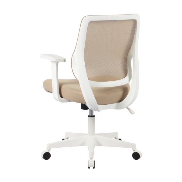 slide 3 of 9, Realspace Sensi Mesh/Fabric Low-Back Task Chair, Oatmeal/White, Bifma Compliant, 1 ct