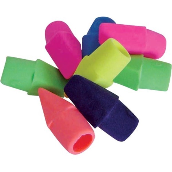 slide 3 of 4, Office Depot Brand Eraser Caps, Assorted Colors, Pack Of 72, 72 ct