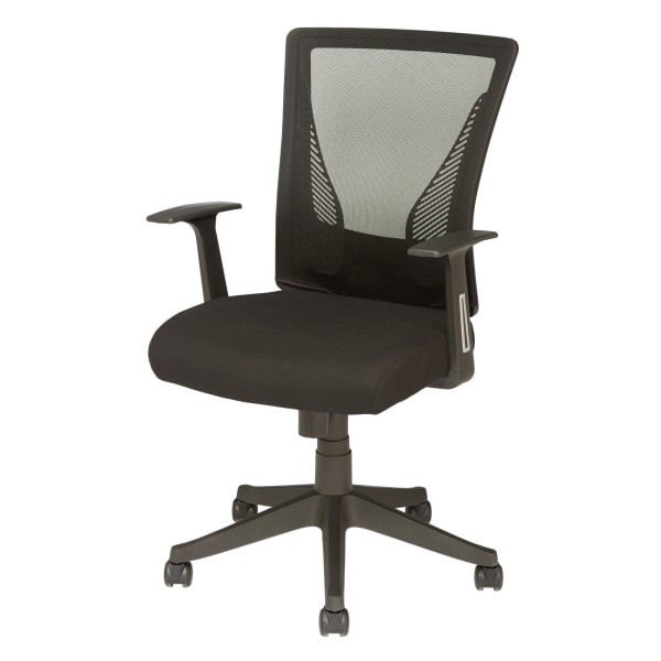 slide 4 of 10, Realspace Radley Mesh Mid-Back Task Chair, Black, 1 ct