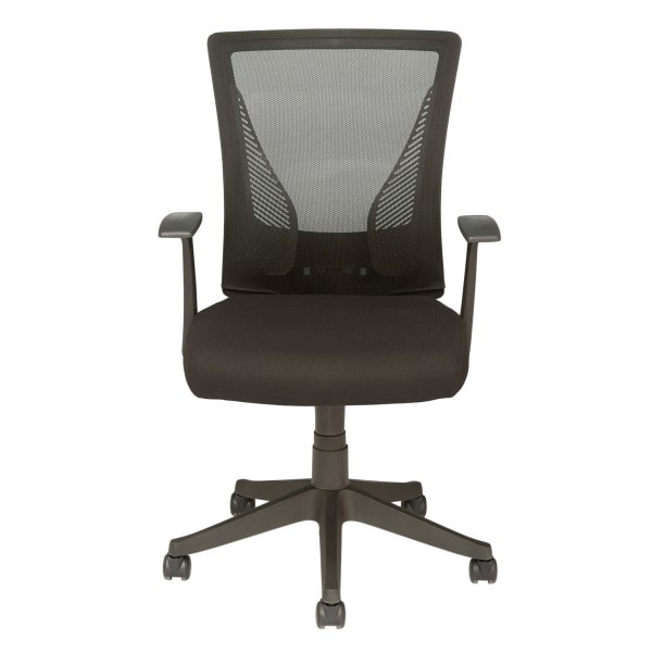 slide 5 of 10, Realspace Radley Mesh Mid-Back Task Chair, Black, 1 ct