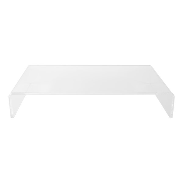slide 2 of 4, Realspace Acrylic Monitor Stand, 3-5/8"H X 21-5/8"W X 11-3/4"D, Clear, 1 ct