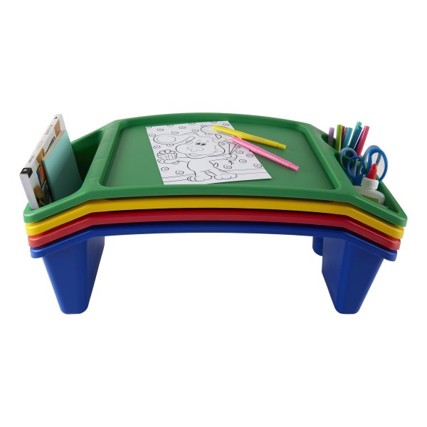 slide 5 of 6, Office Depot Brand Kids Lap Tray, 23-1/4" X 11-7/8" X 8-1/4", Assorted Colors, Bf9012N, 1 ct