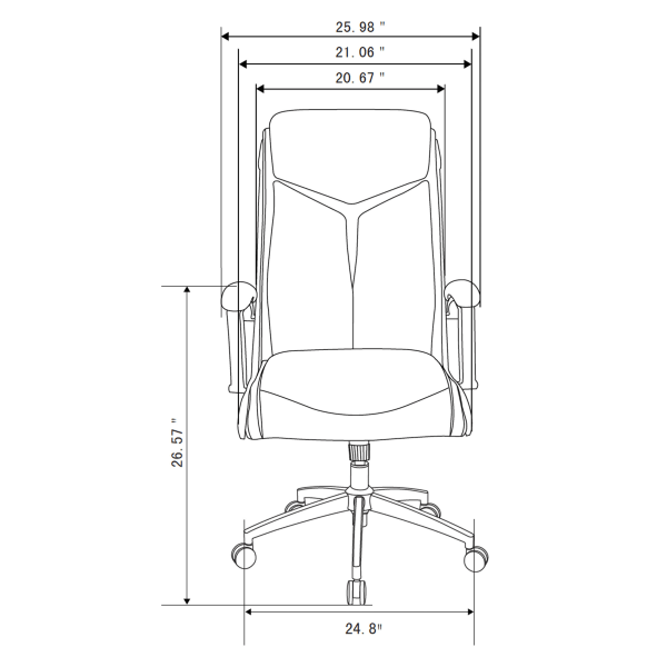 slide 2 of 10, Realspace Modern Comfort Verismo Bonded Leather High-Back Executive Chair, Brown/Chrome, 1 ct