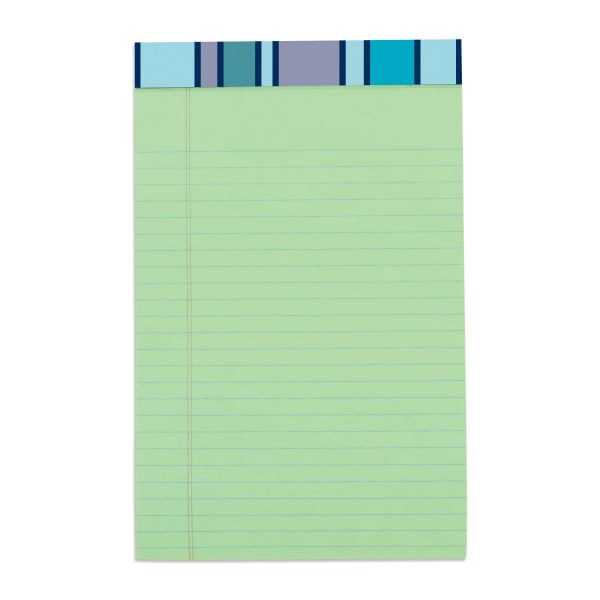 slide 4 of 6, Office Depot Brand Professional Writing Pads, 5" X 8", Narrow Ruled, 50 Sheets, 100% Recycled, Green, Pack Of 2 Pads, 2 ct