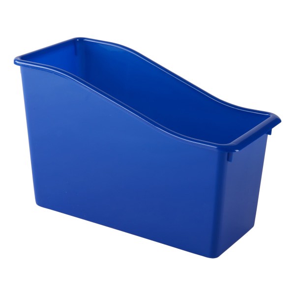 slide 6 of 6, Office Depot Brand Plastic Book Bin, 7-1/2"H X 11-1/2"W X 5-1/2"D, Assorted Colors, 1 ct