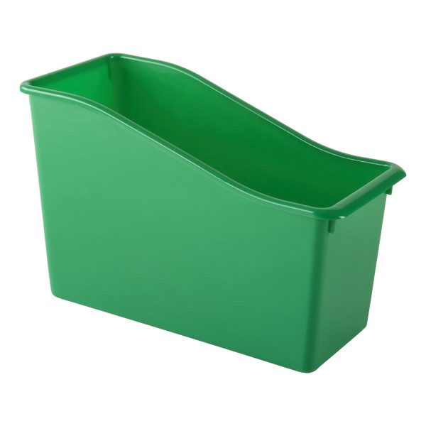 slide 5 of 6, Office Depot Brand Plastic Book Bin, 7-1/2"H X 11-1/2"W X 5-1/2"D, Assorted Colors, 1 ct
