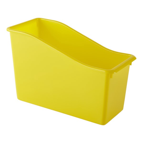 slide 2 of 6, Office Depot Brand Plastic Book Bin, 7-1/2"H X 11-1/2"W X 5-1/2"D, Assorted Colors, 1 ct