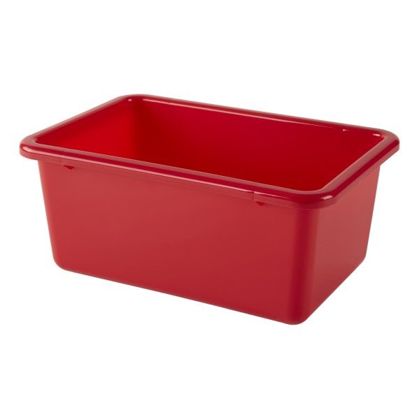 slide 6 of 6, Office Depot Brand Small Storage Bin, 5"H X 11-1/2"W X 7-7/8"D, Assorted Colors, 1 ct