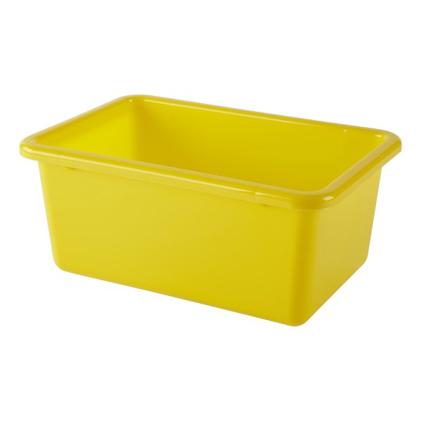 slide 2 of 6, Office Depot Brand Small Storage Bin, 5"H X 11-1/2"W X 7-7/8"D, Assorted Colors, 1 ct