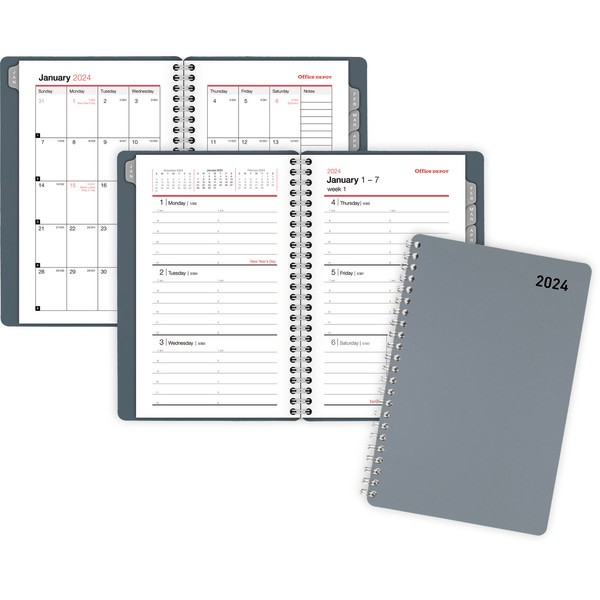 office-depot-brand-weekly-monthly-appointment-book-4-x-6-silver