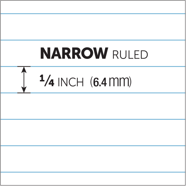 slide 3 of 6, Office Depot Brand Professional Perforated Pads, 5" X 8", Narrow Ruled, 50 Sheets Per Pad, White, Pack Of 8 Pads, 8 ct