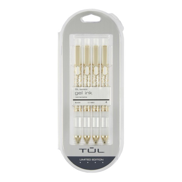TUL Gl Series Retractable Gel Pens, Limited Edition, Medium Point, 0.7