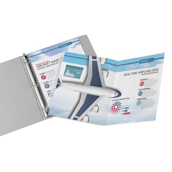 slide 2 of 2, Office Depot Brand Tabloid-Size Sheet Protectors, 11'' X 17'', Clear, Pack Of 10, 10 ct