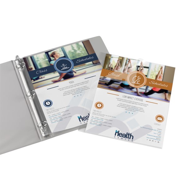 slide 2 of 2, Office Depot Brand Simple-Loading Sheet Protectors, 8-1/2'' X 11'', Clear, Pack Of 25, 25 ct