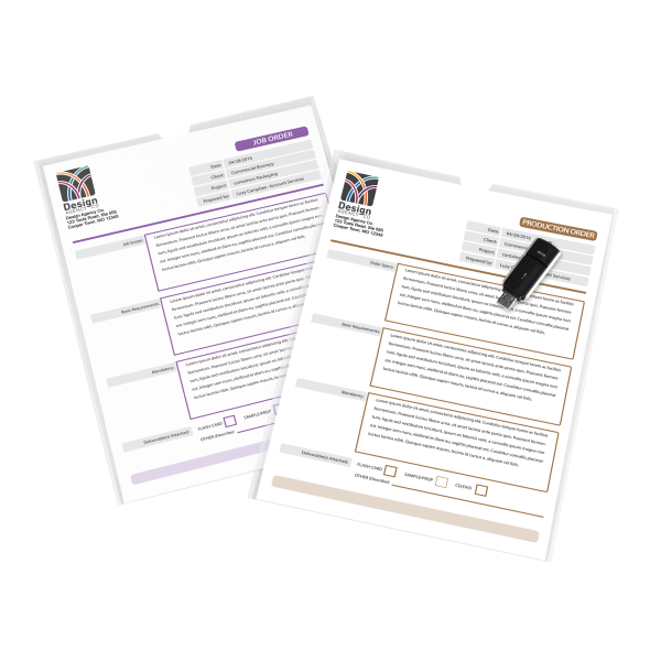 slide 2 of 2, Office Depot Brand Clear Pockets, 9'' X 12'', Pack Of 10, 10 ct