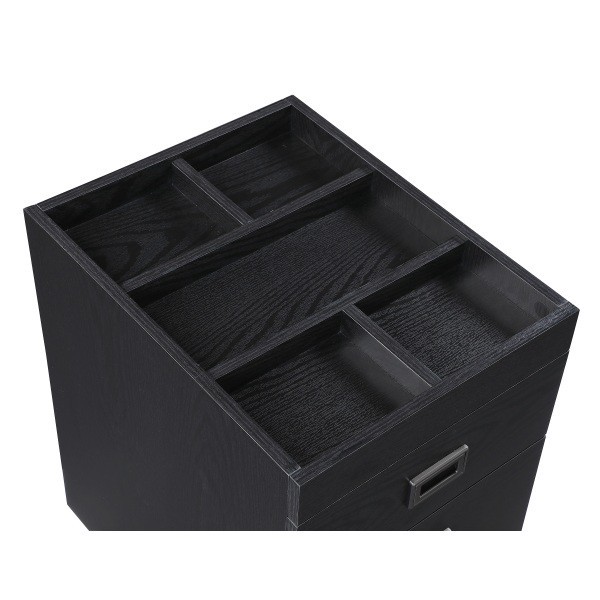 slide 10 of 10, Realspace Brezio 19"D Vertical 2-Drawer Mobile File Cabinet, Black, 1 ct