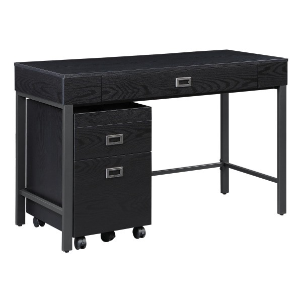 Realspace Brezio 19"D Vertical 2Drawer Mobile File Black 1 ct