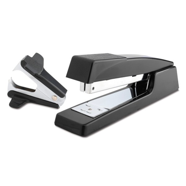 slide 3 of 3, Office Depot Brand Premium Full-Strip Stapler Combo With Staples And Remover, Black, 1 ct