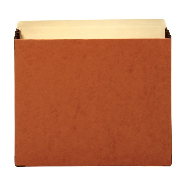slide 3 of 3, Office Depot Brand File Cabinet Pockets, 3 1/2'' Expansion, Letter Size, Brown, Pack Of 5 Pockets, 5 ct