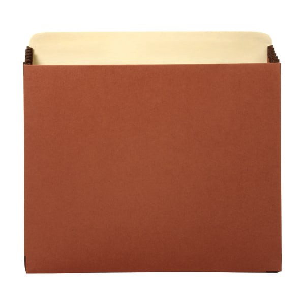 slide 2 of 3, Office Depot Brand Heavy-Duty File Pockets, 5 1/4" Expansion, Letter Size, Brown, Box Of 5 Pockets, 5 ct