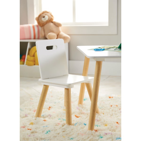 slide 4 of 10, Realspace Briggle Activity Table And Chairs, White, 1 ct