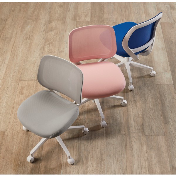 Realspace Adley Mesh/Fabric LowBack Task Chair, Gray/White 1 ct Shipt