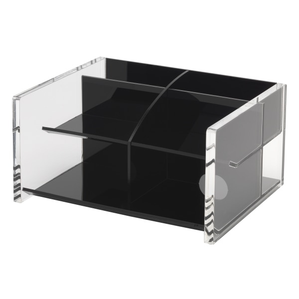 slide 2 of 5, Realspace Black Acrylic Desk Organizer, 1 ct