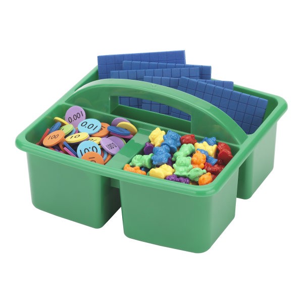 slide 2 of 5, Office Depot Brand Stackable School Storage Caddy, 9'' X 9'' X 5'', Assorted Colors, 9 in