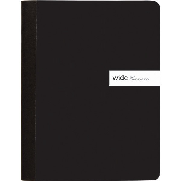 slide 5 of 5, Office Depot Brand Composition Books, 7-1/2'' X 9-3/4'', Wide Ruled, 100 Sheets, Assorted Colors, Pack Of 4 Books, 4 ct
