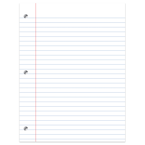 slide 2 of 2, Office Depot Brand Notebook Filler Paper, 8'' X 10 1/2'', College Ruled, Pack Of 500 Sheets, 500 ct