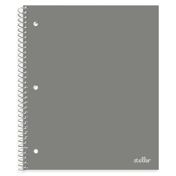 Office Depot Brand Stellar Poly Notebooks, 8'' X 10-1/2'', 1 Subject, Wide  Ruled, 100 Sheets, Assorted Colors, Pack Of 4 Notebooks 4 ct | Shipt